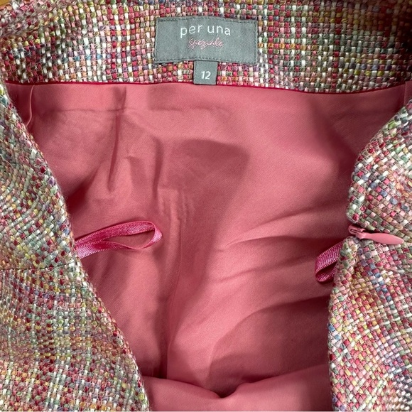 Vintage Per Una Pink Midi Skirt Size 12 - Picture 3 of 8